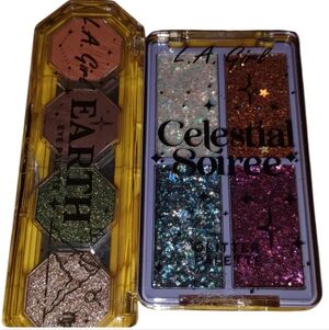 L.A. Girl Earth and Celestial Soiree Eyeshadow Palettes